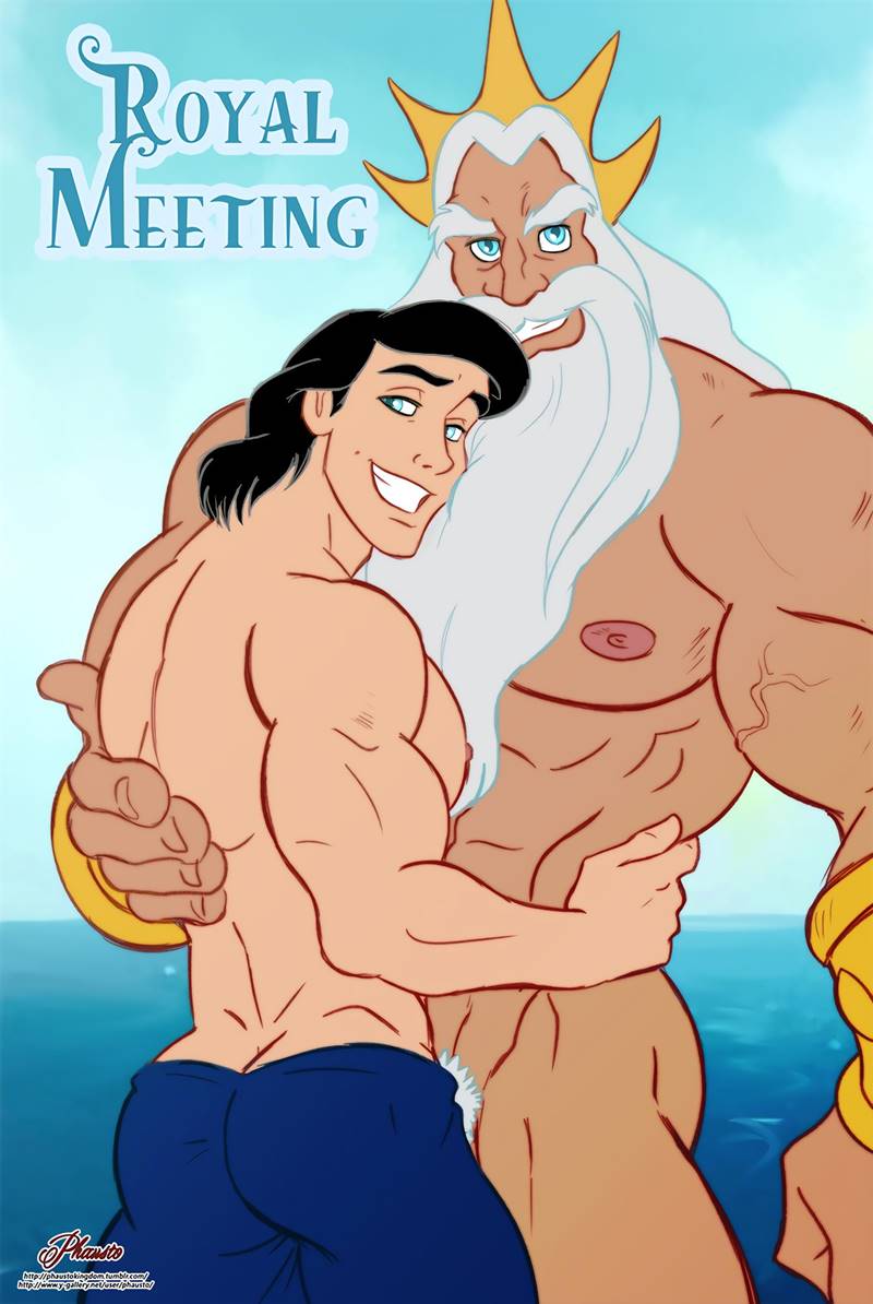 HQ Gay O Encontro do Rei Tritão e Eric foto