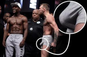 Lutador de UFC, Conor MCGregor exibe volume enorme na cueca