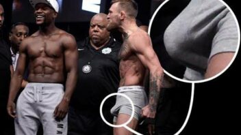 Lutador de UFC, Conor MCGregor exibe volume enorme na cueca