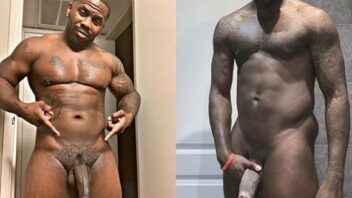 Fotos de homens negros roludos nus