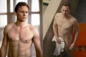 Ator Tom Hiddleston pelado em nu frontal