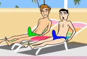 Desenho Animado – Sacanagem Gay com Garotos no Clube