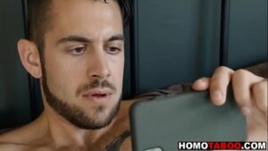 Caught by step-dad using moms vibrator gay porn