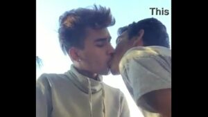 Furry gay cute kiss