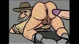 Gay porn cartoon officer