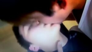 Hot gay tongue kissing
