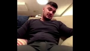 Man exibiting bulge gay dom