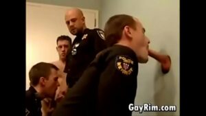 Nude gay cops sex shower