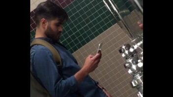 Spy cam gay public toilet