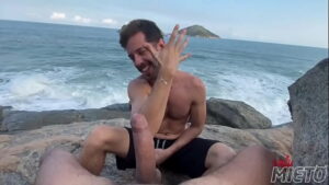 Beach exibit gay amateur