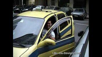 Chupando taxista