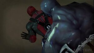 Deadpool in a 3d sex gay game
