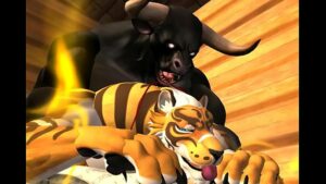 Furry tiger muscle gay sex