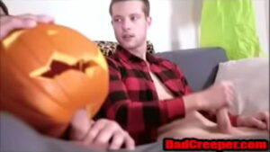 Gay fucking a pumpkin