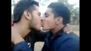 Gay kiss ilustration