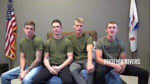 Gay military exam bareback