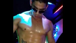 Gay porn stars go-go dancing at bs west night club
