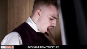 Interracial priest hairy gay porn