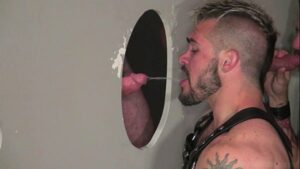 Leather cum in mouth porn gay