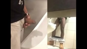 Porno gay shitting in toilet shower