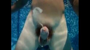 Underwater gay huge cock blow job