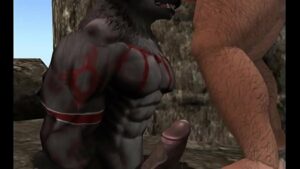 Werewolf gay animation