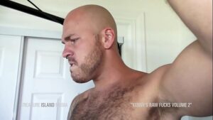 Gay muscle mature man hairy chest rough