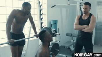Porn gay movie guys in gym