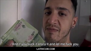 Video porno gay hetero por dinheiro latino