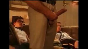Vintage dad and sons gay sex