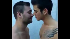 Beauty mature gay kiss