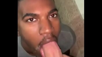 Big black dick on white gay mouth gif