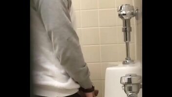 Black penis mosnter man urinating in the bathroom porno gay
