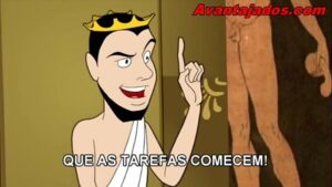 Chaves em desenho animado versão porno gay