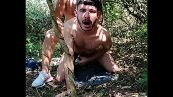 Comeudo na floresta gay
