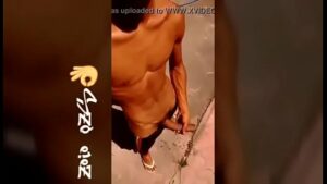 Flagrante sexo gay a noite na rua