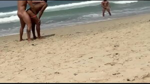 Foda gay na praia