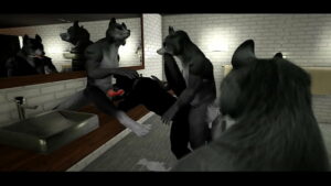 Furry gay porn friendly neighborhood werewolf