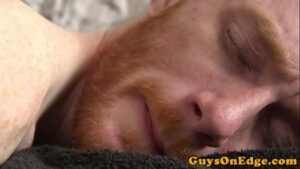 Ginger hairy gay boy nude