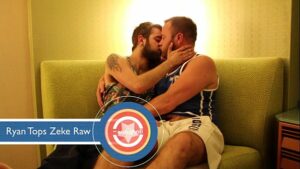 Hairy gay men blowjob