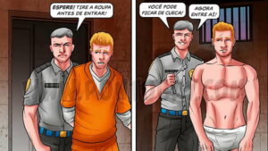 Hentai gay primeiro dia na prisão