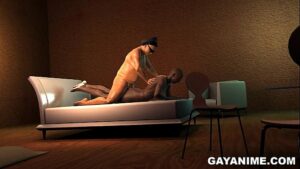 Interracial gay sex cartoon