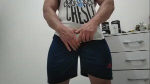 Macho gay bulge muscle