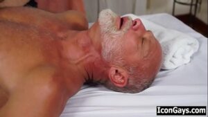 Man use prostate massager gay