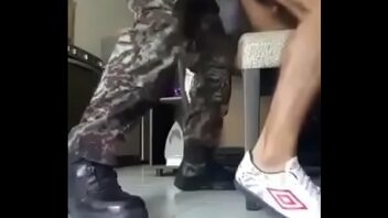 Militar gay fazendo sexo no spfa