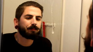 Mustache gay video