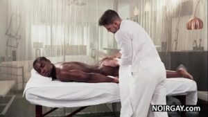 Naked black massage gay