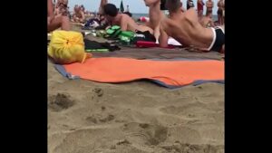 Ponto gay na praia em praia grande