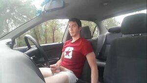 Pornhub gay jerk off in car