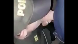 Porno gay ladrão come policial